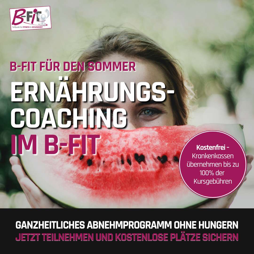 B-FiT Ernährungscoaching mit slimcoach