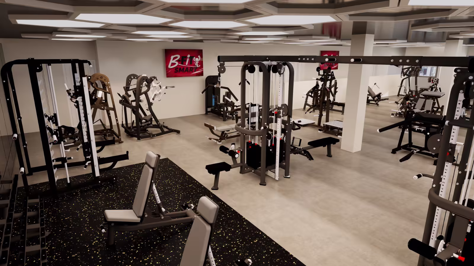 Visualisierung B-FiT Smart Cadolzburg: Kabelzüge und Kraftstationen